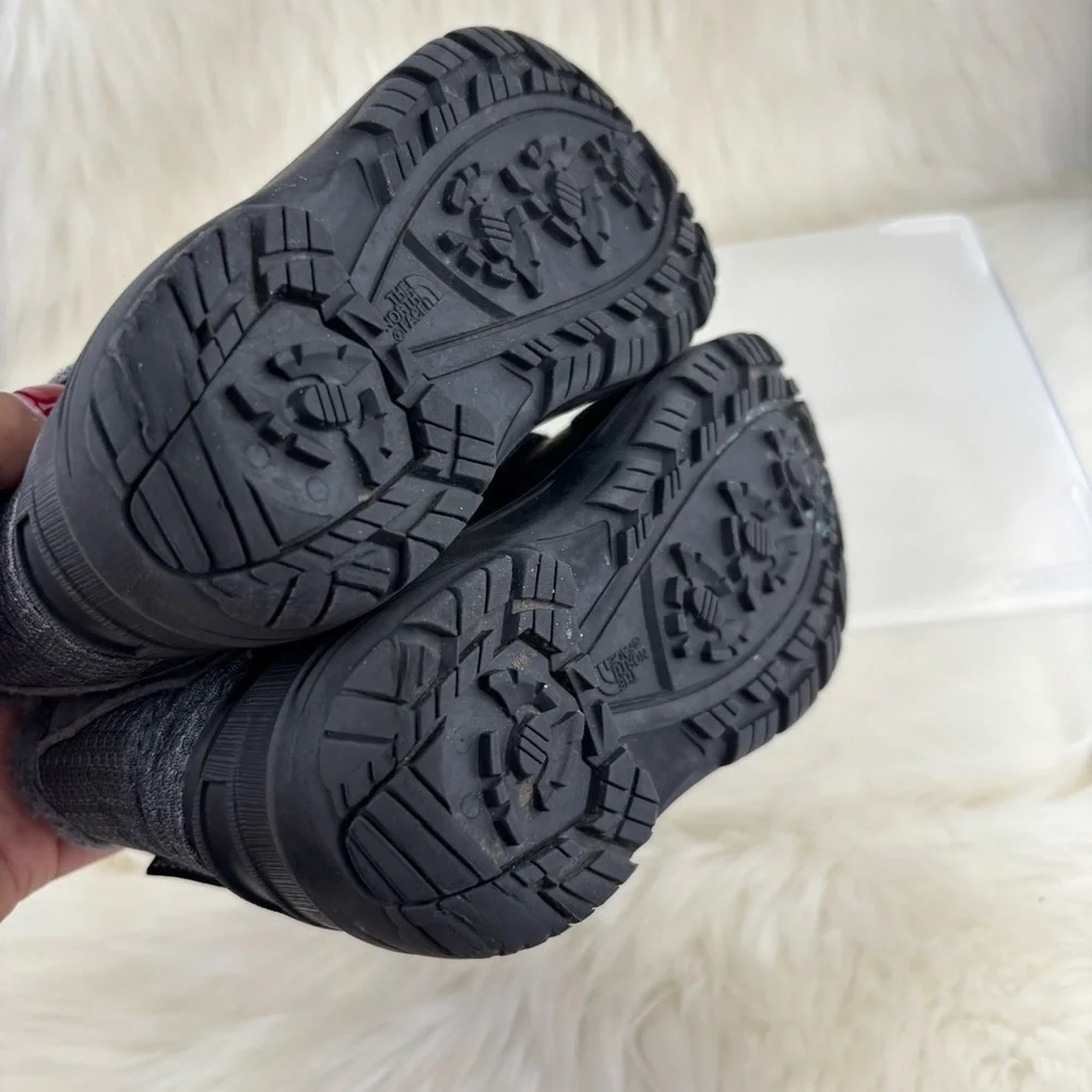 The North Face Kids Faux Fur Lined Boots - Gray Size 8 Toddler